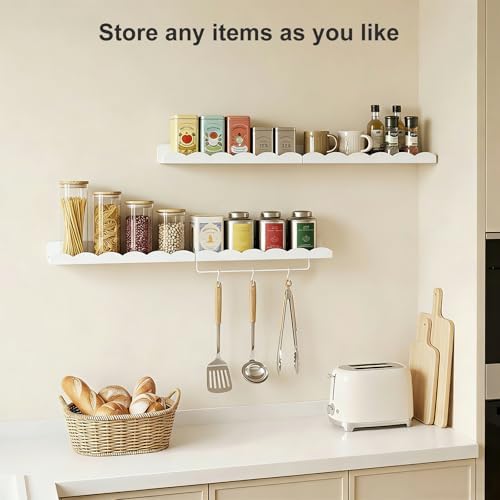 Fixwal Nursery Shelves, 16.5 Inch Floating Bookshelves - Image 2