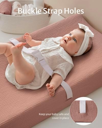 Blissful Diary Muslin Changing Pad Cover - Image 4
