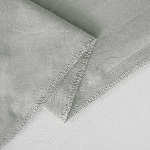 NTBAY Toddler Microfiber Bedding Set, 4 Piece, Light Grey - Image 5