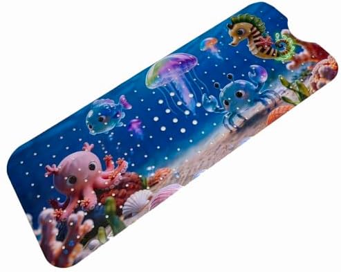 Bathtub_Shower_MAT Ocean World，Beach Bathroom Rugs/Baby Bath mat/Blue tub mat - Image 7