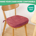 2.5" Thick Chair Cushions for Dining Chair, Corduroy High Density Foam Kitchen - Image 7