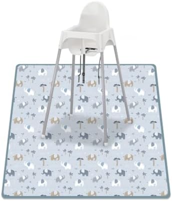 Baby Splat Mat for Under High Chair by CoolaPeach