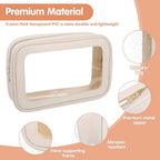 5PCS Diaper Bag Organizer Pouch Set Waterproof Travel Makeup Bag - Image 3