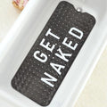 Bathtub Mat Non Slip, Get Naked Extra Long Bath tub Mat Shower Floor Mat by BathtubMat