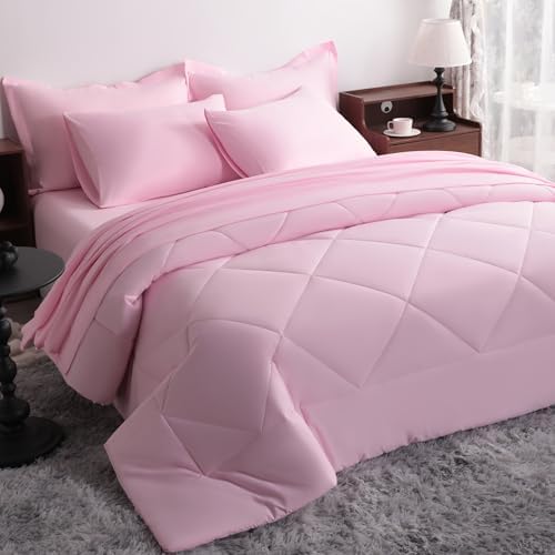 NTBAY Queen Microfiber Bed in a Bag, Comforter Set by NTBAY