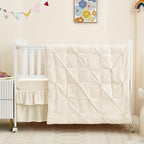 3-Piece Crib Bedding Set for Girls Boys - Image 3