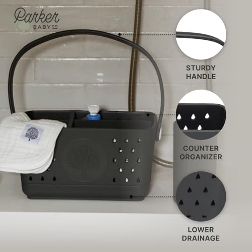 Parker Baby Co. Bath Caddy and Rinse Cup Bundle - Image 5