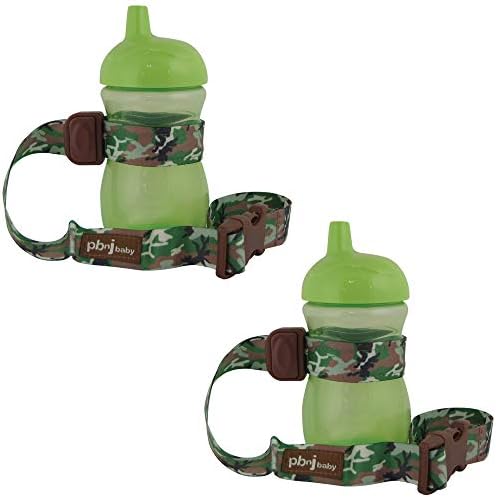 PBnJ Baby SippyPal Sippy Cup Holder Strap Accessory Tether, 2 Pack by PBnJbaby