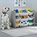 Delta Children MySize 9 Bin Plastic Toy Organizer - Image 6