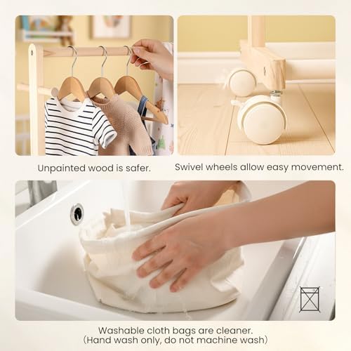 Woodtoe Baby Diaper Caddy Cart - Image 7