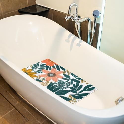 Shower Mat Bathtub Mat, 26.8x15.1 inch, Non-Slip Bath Mat - Image 5