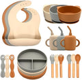 Silicone Baby Feeding Set 21 Pcs, Baby Led Weaning Supplies, Baby Feeding by Unknown