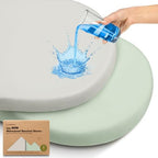 2pk Waterproof Bassinet Sheets Boy, 33x17 Mattress Cover by KeaBabies