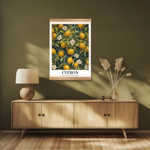 ZTGDA Farmhouse Citron Lemon Wall Art, Vintage Botanical Fruit Poster, French - Image 7