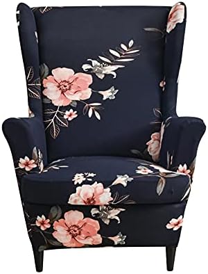 NILUOH Wingback Chair Covers 2-Piece, Armchair Slipcovers by NILUOH