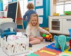 Rectangular Kids Baskets Flower Basket Kids Storage Bins Girls Basket Cute - Image 4
