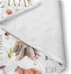Custom Woodland Animals Crib Bedding Set - Image 6