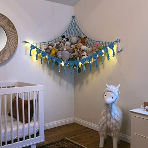 Abby Baby Extra Large Stuffed Animal Storage Hammock Corner - Image 3