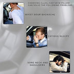 Car Headrest Neck Pillow Support Ergonomic, - Image 5