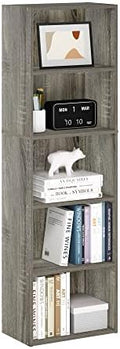 Furinno LUDER Book Shelf, 5-Tier Bookshelf, Bookcase by Furinno-FitsYourSpaceFitsYourBudget