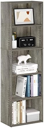 Furinno LUDER Book Shelf, 5-Tier Bookshelf, Bookcase by Furinno-FitsYourSpaceFitsYourBudget