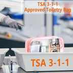 TSA Approved Toiletry Bag 3 Pack - Image 5