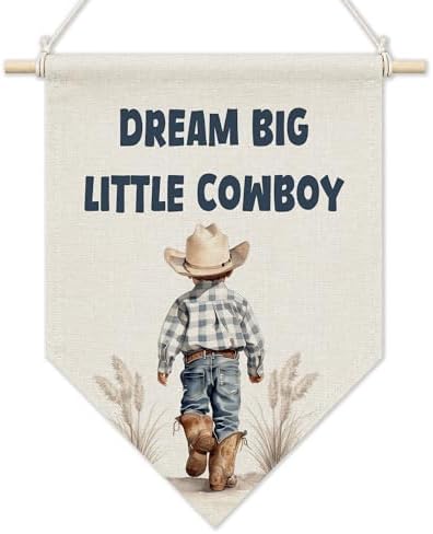 KYTWSFWS Western Cowboy Nursery Wall Art Pennant Flag, Boy Nursery Wall Decor by Unknown