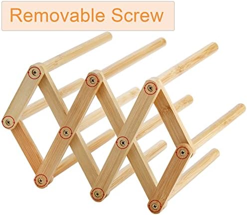 Yesland 2 Pack Wooden Bottle Drying Rack - Image 4