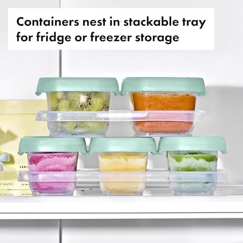 OXO Tot 12-Piece Baby Blocks Food Storage Container Set - Image 5