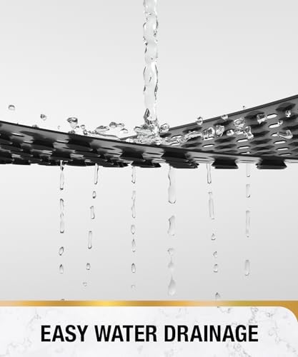 HITSLAM Shower Mat Anti Slip, Square Bath Mat - Image 4