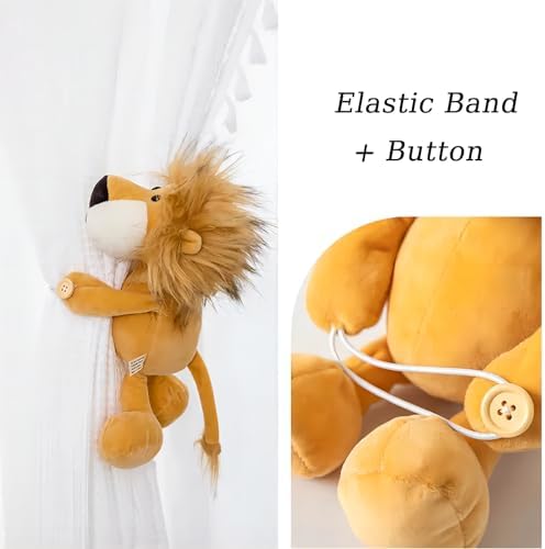 Curtain Tiebacks, 1 Pair Cute Animal Curtain Holdbacks - Image 4