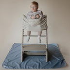 mushie Long Sleeve Baby Bib | Water Resistant Adjustable Fit - Image 5