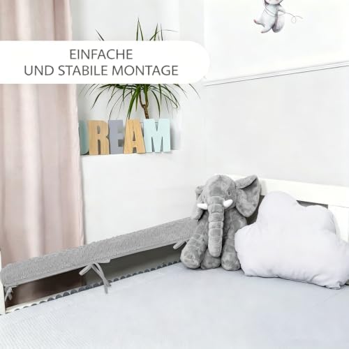 Quilted Banister Cover, Bed Rail Guard Cover - Image 5