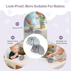 Daximo 2 Pack Snack Cups for Toddlers Spill Proof - Image 2