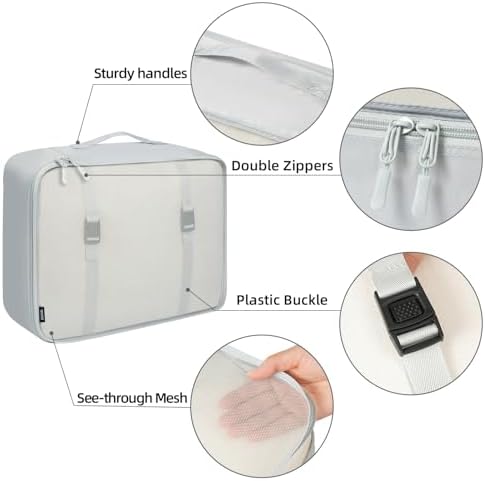 BAGAIL 6 Set/8 Set/10 Set Packing Cubes Various Sizes Packing Organizer - Image 6