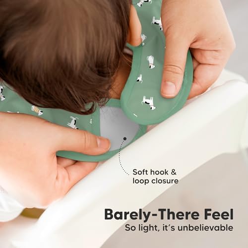 KeaBabies 3-Pack Waterproof Baby Bibs - Image 4