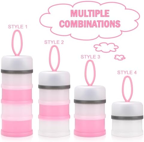 Accmor Baby Formula Dispenser On The Go, Stackable Formula Dispenser Formula - Image 2