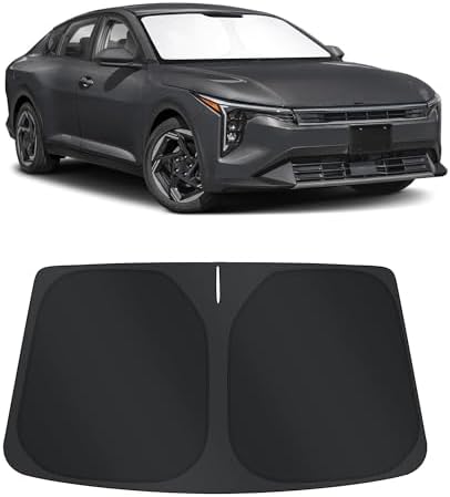 TINGLU Sun Shade for Kia K4 2025 2026 Accessories Windshield Sun Shade Window by TINGLU