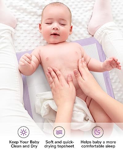 Baby Disposable Changing Pads 100 Pack Disposable Baby Underpads Ultra Soft - Image 6