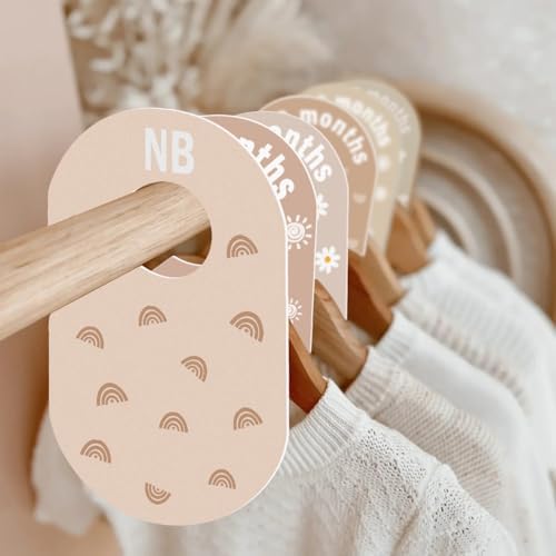 Baby Closet Divider, Baby Wardrobe Organizer, Double-Sided Minimalist Cute - Image 3