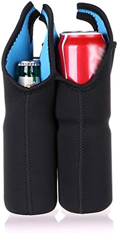 Hipiwe 6 Slot Beer Bottles Can Carrier Tote Insulated Neoprene Cooler Bag - Image 5