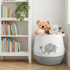 Large Baby Laundry Hamper, Toy and Blanket Storage Basket - Image 3