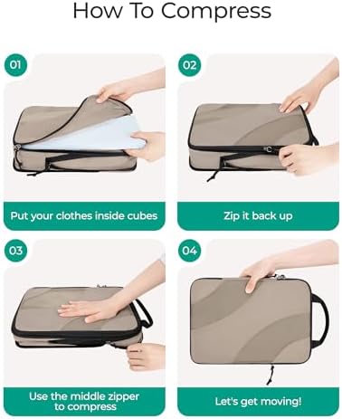 BAGSMART Compression Packing Cubes - Image 4