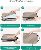 BAGSMART Compression Packing Cubes - Image 4