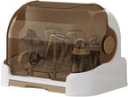 Baby Drying Rack with Lid, Dustproof Baby Storage Box with Removable Drain Tray by Unknown