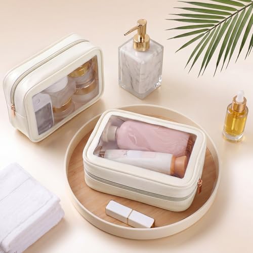 Hsei 20 Pcs Clear Makeup Bags Diaper Bag Organizer Travel Toiletry Bags - Image 4