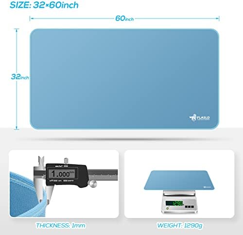 FLASLD 32 x 60 inches Under Grill Mat, Outdoor Floor Mat - Image 3