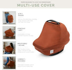 Parker Baby Co Multi-Use Cover Carseat Cover Nursing Cover: Rosewood Stripe - Image 7