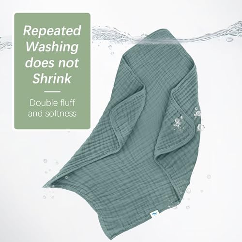 SWEET DOLPHIN Muslin Baby Bath Towels Blanket - Image 6