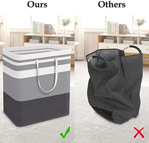 StorageRight Laundry Basket Hamper, 100L Collapsible Clothes Storage - Image 5